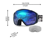 OutdoorMaster Ski Goggles with Cover Snowboard Snow Goggles OTG Anti-Fog -100% UV Protection-OM-18 - Side View
