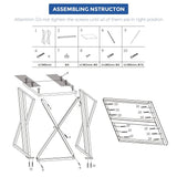 Dryer Stand Over Front Loading Washing Machine, 100kg Heavy Duty Steel Stacking Kit, 102x67x60cm Space Saving Shelf for Small Home, Anti-Slip Rubber Surface, Fits Tumble Dryers & Washers, White - 45-Degree Angle