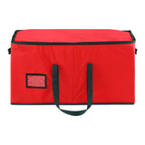 Jingle Jollys Christmas Baubles Storage Box 128 Slots Decor Ornaments Container - Side View