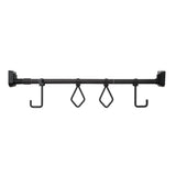 Jingle Jollys Christmas Garland Hook Hanger Wreath Fits 85-125CM Door No Drill - Side View