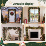 Jingle Jollys Christmas Garland Hook Hanger Wreath Fits 85-125CM Door No Drill - Close-Up Angle