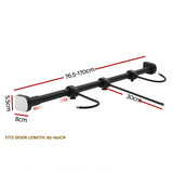 Jingle Jollys Christmas Garland Hook Wreath Hanger Fits 85-160CM Door No Drill - Front View