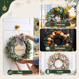 Jingle Jollys 2x Vacuum Suction Cup Christmas Wreath Hook Stainless Steel Heavy Duty 5kg - Low Angle