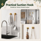 Jingle Jollys 2x Vacuum Suction Cup Christmas Wreath Hook Stainless Steel Heavy Duty 5kg - Extra Image
