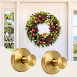 Jingle Jollys 2x Vacuum Suction Cup Christmas Wreath Hook Stainless Steel Heavy Duty 5kg - Extra Image