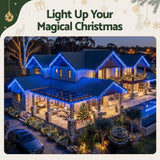 Jingle Jollys 32M Christmas Lights Solar Icicle String Lights 960 LED Blue - Extra Image