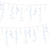 Jingle Jollys 32M Christmas Lights Solar Icicle String Lights 960 LED Cool White - Extra Image