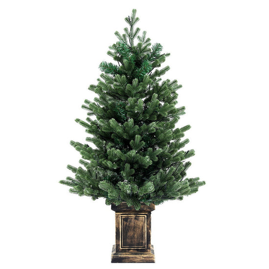 Jingle Jollys Christmas Tree 1.2M LED Potted Xmas Tree Party Decor 8 Light Modes