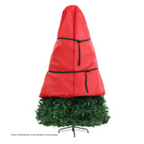 Jingle Jollys Christmas Tree Storage Bag Fits Up to 8ft Tree Xmas Bag Zipper Red - Side View