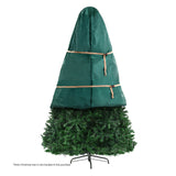 Jingle Jollys Christmas Tree Storage Bag Fits Up to 9ft Tree Xmas Bag Green - Side View