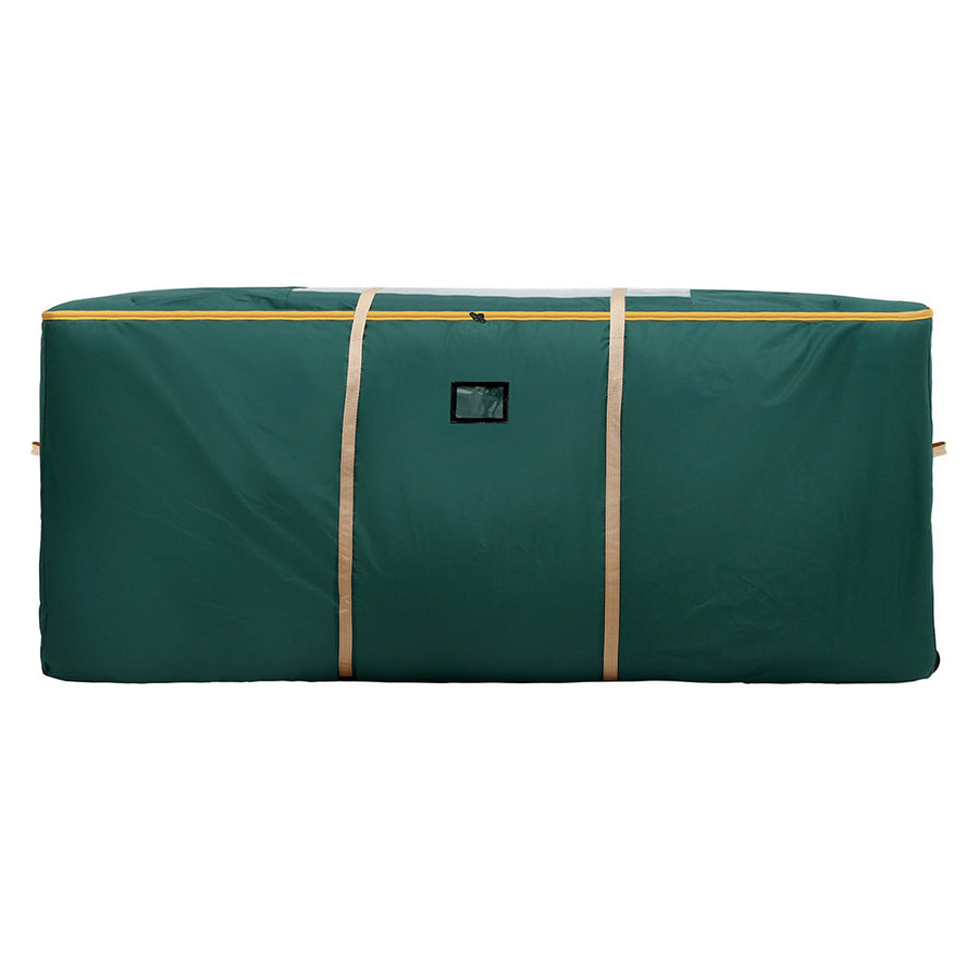 Jingle Jollys Christmas Tree Storage Bag Up to 10ft Visible Handle Wheels Green