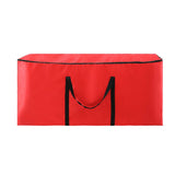 Durable Red Christmas Tree Storage Bag for Trees Up to 8ft - Jingle Jollys - Side View