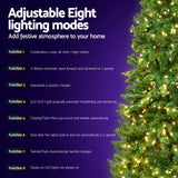 Jingle Jollys Christmas Tree 2.1m Xmas Tree Decorations 1134 LEDs - 45-Degree Angle