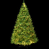 Jingle Jollys Christmas Tree 2.1m Xmas Tree Decoration 8 Light Mode Multi Colour - Side View