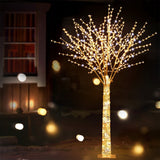 2.1M Christmas Tree 780 LED Lights Cherry Blossom Trees Jingle Jollys - Close-Up Angle