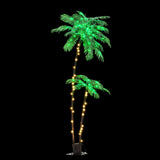 Jingle Jollys Christmas Tree 2.1m LED Lighted Xmas Palm Trees Party Decorations - Side View