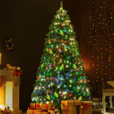 Jingle Jollys Christmas Tree 1.8m RGB Remote LED Tree Party Decoration 890 Tips - Close-Up Angle