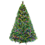 Jingle Jollys Christmas Tree 2.4M Xmas Tree Decoration 8 Light Mode Multi Colour - Side View