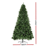 Jingle Jollys Christmas Tree 2.7M LED Xmas Tree Party Decorations 2590 Tips - Front View