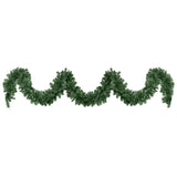 5M Prelit LED Christmas Garland with 380 Tips - Jingle Jollys Festive Decoration - Side View
