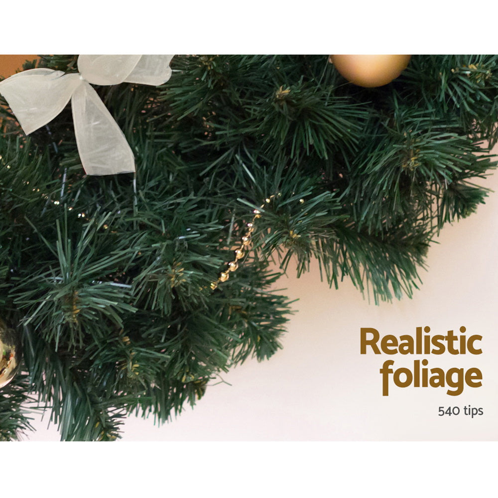 Luminous 2.4m Holiday Garland for Christmas Celebrations and Weddings
