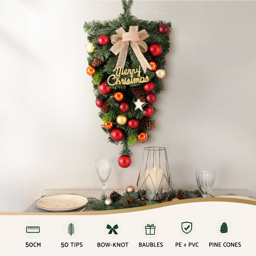 Jingle Jollys Hanging Christmas Garland 50CM Ornaments Party Decorations, image 4
