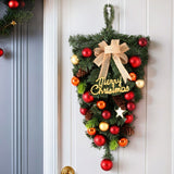 Jingle Jollys 50CM LED-Illuminated Christmas Garland with Ornaments - Close-Up Angle