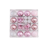 Jingle Jollys 33pcs Christmas Tree Decorations Set Baubles Ornaments Party Pink - Side View