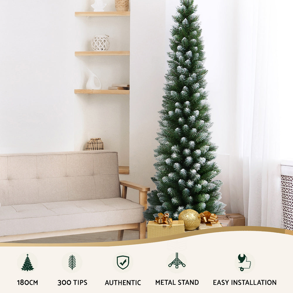 Snowy Elegance 1.8m Jingle Jollys Christmas Tree with 300 Lush Tips