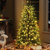Jingle Jollys Christmas Tree 1.5M LED Xmas Tree Sparse 263 Tips Party Decoration - Close-Up Angle