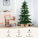 Jingle Jollys Christmas Tree 2.1M LED Sparse Xmas Tree 860 Tips Party Decoration - Top-Down View