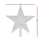 Jingle Jollys Christmas Tree Topper Star RGB LED Xmas Decor 80 Modes APP Control - Front View