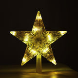 Jingle Jollys Christmas Tree Topper Star RGB LED Xmas Decor 80 Modes APP Control - Side View