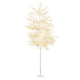 Jingle Jollys Christmas Tree 2.1M 480 LED Trees With Lights Warm White - Side View