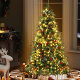 Jingle Jollys Christmas Tree 1.5m 160 LED Xmas Tree Party Decorations 355 Tips - Close-Up Angle