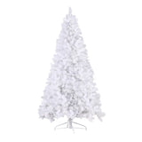 Jingle Jollys Christmas Tree 2.1m 500 LED Xmas Tree Decorations White 1260 Tips - Side View
