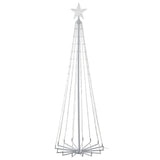 7ft Pre-Lit RGB LED Christmas Tree with 265 Fairy Lights for Festive Home Decor - Side View