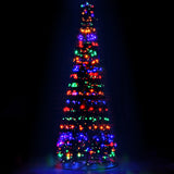 12ft Solar-Powered LED Christmas Tree with 400 Twinkling Lights