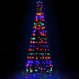 12ft Solar-Powered LED Christmas Tree with 400 Twinkling Lights