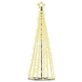 12ft Solar-Powered Enchanted Christmas Tree with Warm White LED Lights