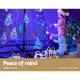 2.1M Christmas Tree 264 LED Solar Jingle Jollys - 45-Degree Angle