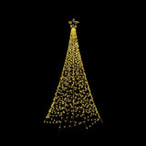Jingle Jollys Solar Christmas Tree 2.1m 320 LED Net Lights Xmas Trees Decoration - Side View
