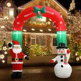 Tinseltown Christmas Archway Inflatable with LED Lights