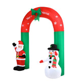 Tinseltown Christmas Archway Inflatable with LED Lights