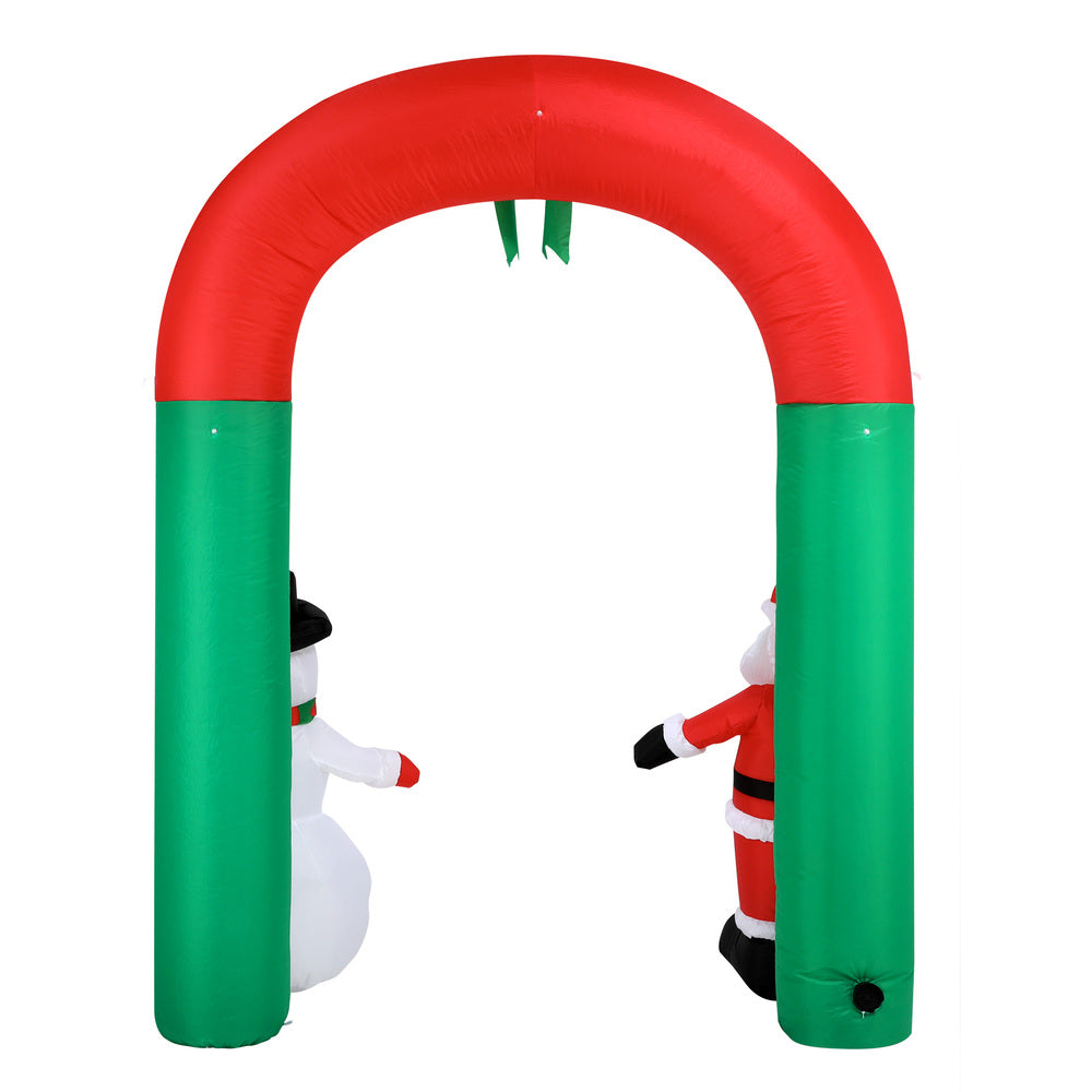 Tinseltown Christmas Archway Inflatable with LED Lights