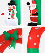 Tinseltown Christmas Archway Inflatable with LED Lights - 45-Degree Angle