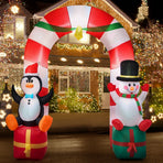 Tinseltown 2.6M Christmas Inflatable Archway with LED Light, image 3