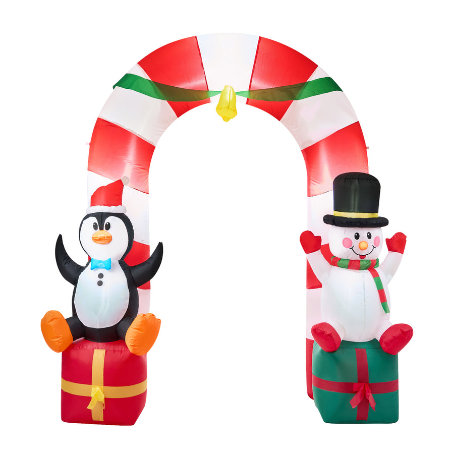 Tinseltown 2.6M Christmas Inflatable Archway with LED Light, image 9