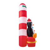 Tinseltown 2.6M Christmas Inflatable Archway with LED Light - Front View