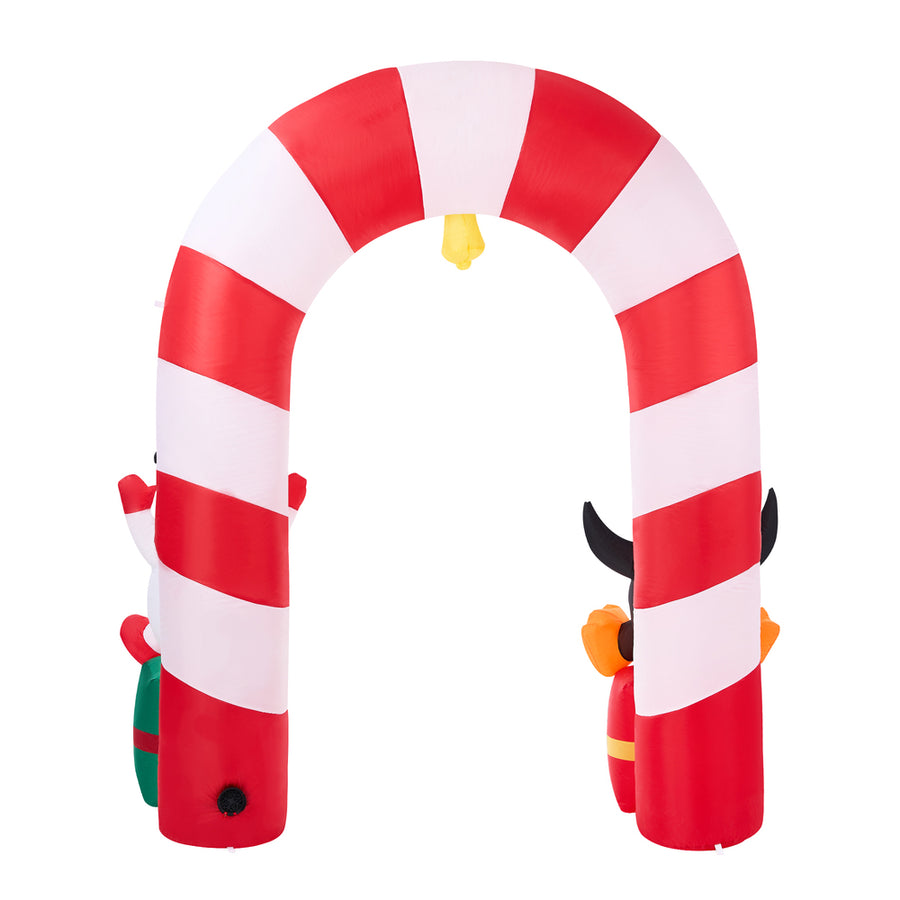 Tinseltown 2.6M Christmas Inflatable Archway with LED Light, image 8